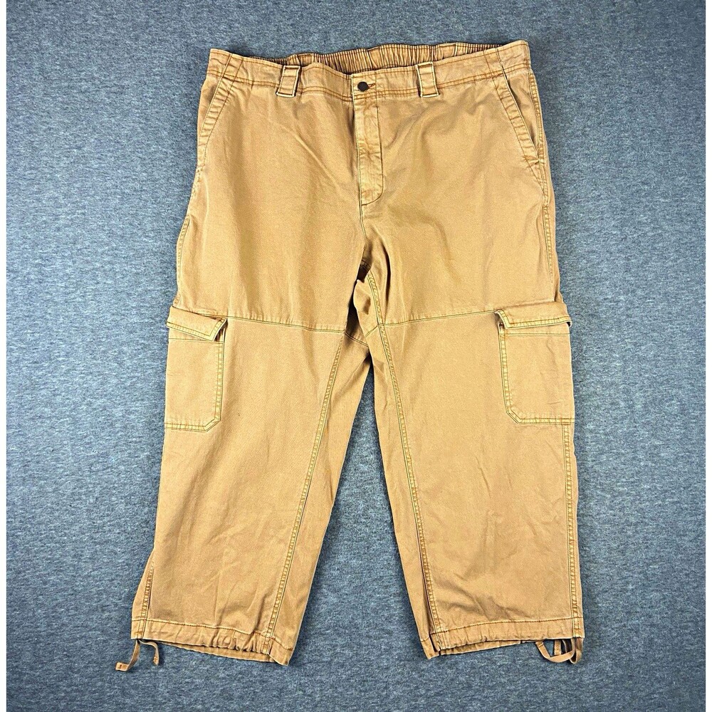 Old Navy High-Rise Balloon Cargo Pants Brown 2X Streetwear Gorpcore Skate Read